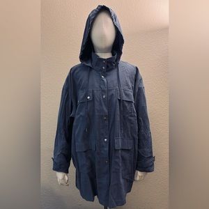 Forever 21 Plus Size Hooded Utility Jacket Size 2X